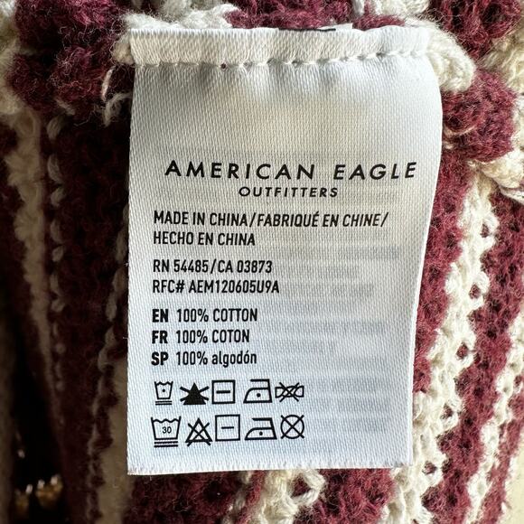 American Eagle Crochet Striped Tank Top - Picture 5 of 6
